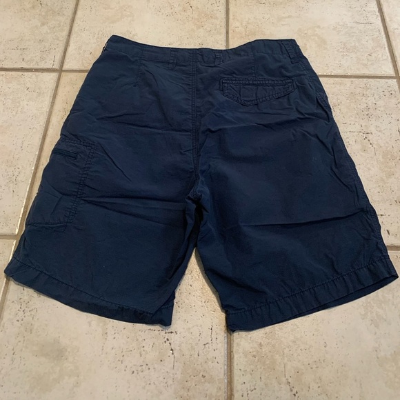 💜 George Men's Navy Blue Cargo Shorts - Size 32 - Picture 3 of 6